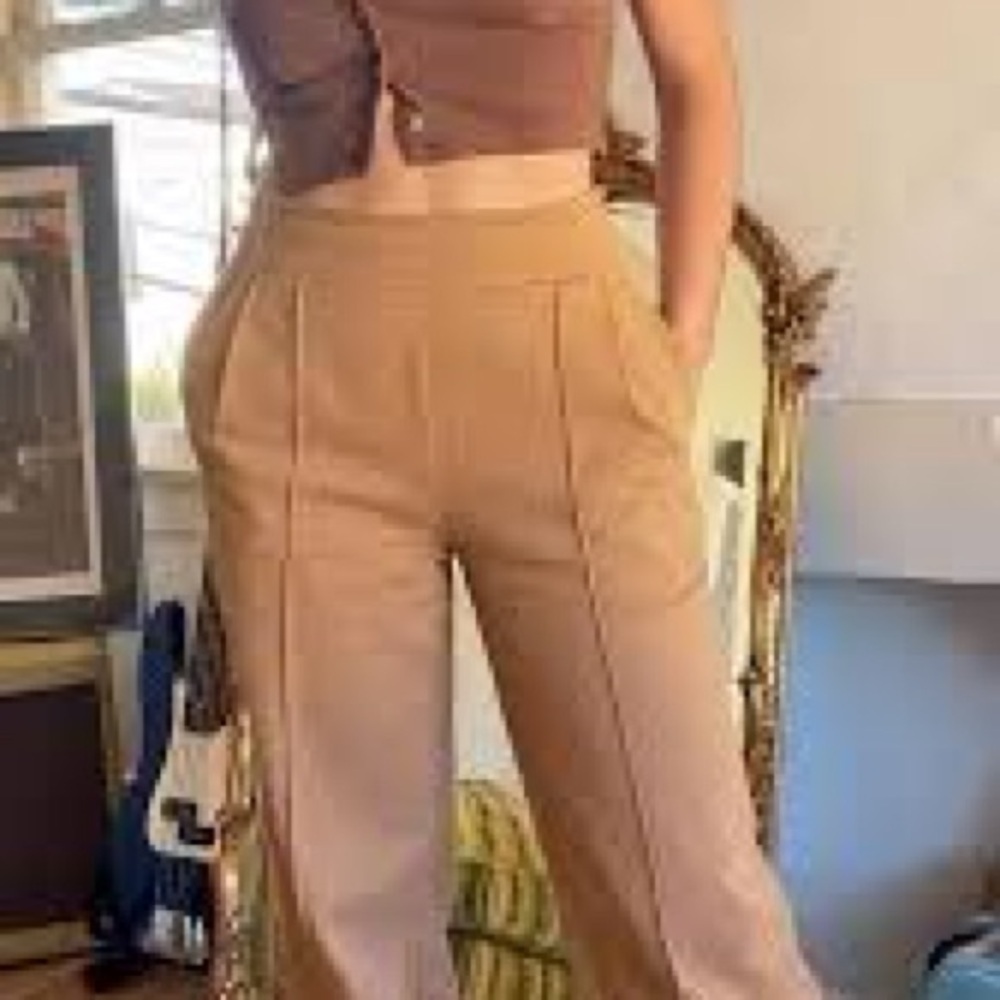 Good Alma Redwood Cotton Twill Trousers - Tan size Med - Picture 2 of 16